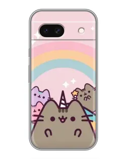 Чехол для Google Pixel 8A с картинкой «Единорог Pusheen»