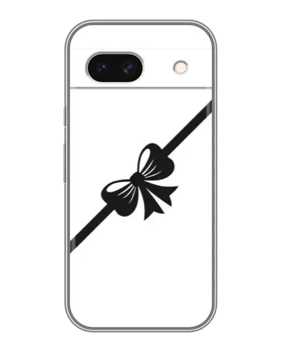 Чехол для Google Pixel 8A с картинкой «Диагональный бант»