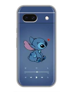 Чехол для Google Pixel 8A с картинкой «Музыкальный Stitch»