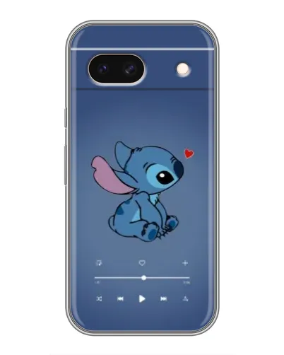 Чехол для Google Pixel 8A с картинкой «Музыкальный Stitch»
