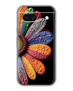 Чехол для Google Pixel 8A с картинкой «Радужный цветок»
