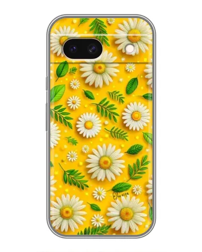 Чехол для Google Pixel 8A с картинкой «Ромашковое солнце»