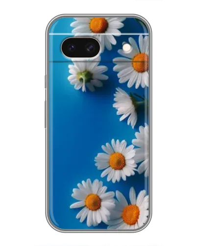 Чехол для Google Pixel 8A с картинкой «Белоснежные маргаритки»