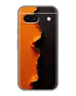 Чохол для Google Pixel 8A з картинкою «Помаранчевий розлом»