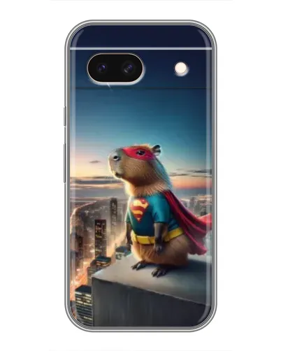 Чохол для Google Pixel 8A з картинкою «Капі-мен супергерой»