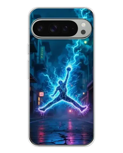 Чехол для Google Pixel 9 Pro XL с картинкой «Jordan Gold Jumpman»