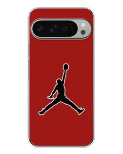 Чехол для Google Pixel 9 Pro XL с картинкой «Jordan Red Back»