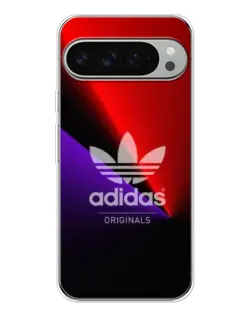 Чехол для Google Pixel 9 Pro XL с картинкой «Adidas Red Neon»