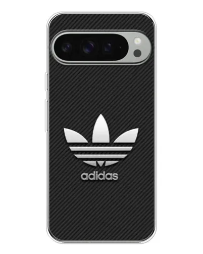 Чехол для Google Pixel 9 Pro XL с картинкой «Adidas Карбоновая текстура»