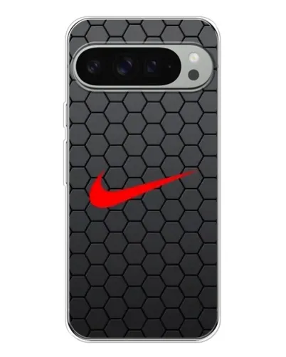 Чехол для Google Pixel 9 Pro XL с картинкой «Nike — карбоновая сетка»