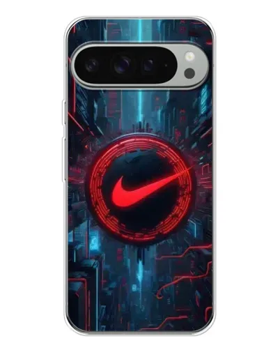 Чехол для Google Pixel 9 Pro XL с картинкой «Техногенный стиль Nike»