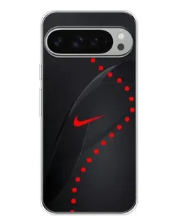 Чехол для Google Pixel 9 Pro XL с картинкой «Абстрактный дизайн Nike»