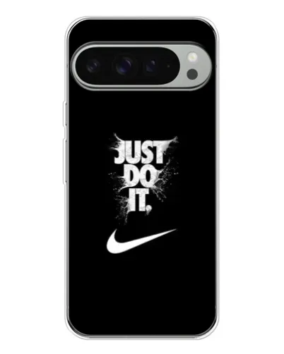 Чехол для Google Pixel 9 Pro XL с картинкой «Текстовый принт Nike»