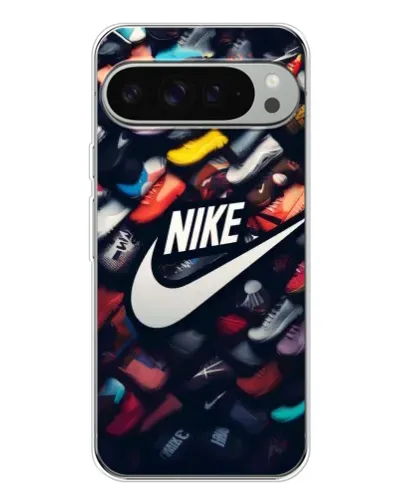 Чехол для Google Pixel 9 Pro XL с картинкой «Коллекция кроссовок Nike»
