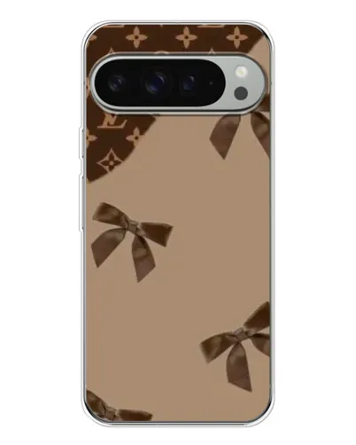 Чехол для Google Pixel 9 Pro XL с картинкой «LV — кофейный атлас»