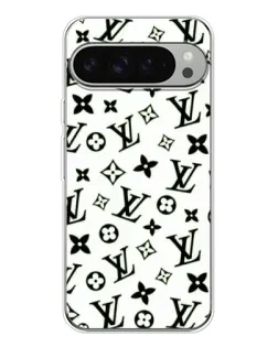 Чехол для Google Pixel 9 Pro XL с картинкой «Монохромный хаос LV»