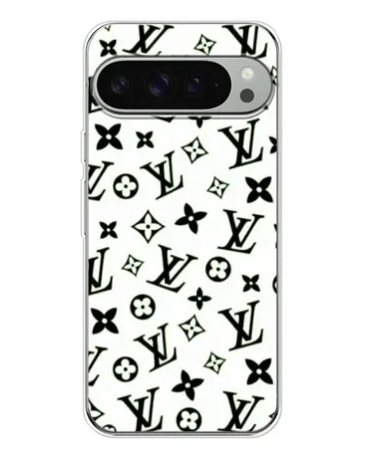 Чехол для Google Pixel 9 Pro XL с картинкой «Монохромный хаос LV»
