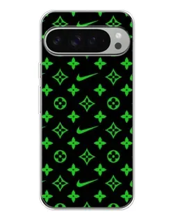 Чехол для Google Pixel 9 Pro XL с картинкой «Неоновый принт LV»