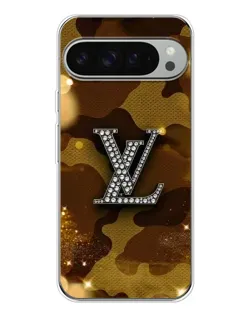 Чехол для Google Pixel 9 Pro XL с картинкой «Камуфляжный Louis Vuitton»
