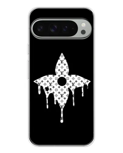 Чехол для Google Pixel 9 Pro XL с картинкой «Цветочная монограмма»