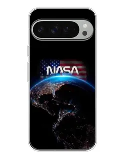 Чехол для Google Pixel 9 Pro XL с картинкой «Земля из космоса NASA»