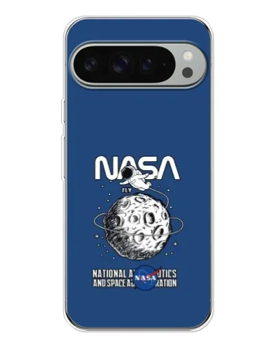 Чехол для Google Pixel 9 Pro XL с картинкой «NASA — лунная миссия»