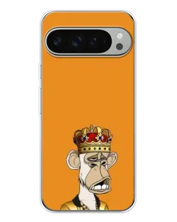 Чехол для Google Pixel 9 Pro XL с картинкой «Золотая обезьяна Bored Ape»