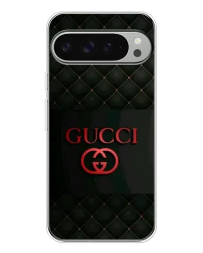 Чехол для Google Pixel 9 Pro XL с картинкой «Gucci — стеганый черный»