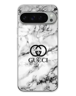 Чохол для Google Pixel 9 Pro XL з картинкою «Gucci — мармуровий шик»