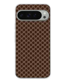 Чохол для Google Pixel 9 Pro XL з картинкою «Gucci — шоколадна сітка»