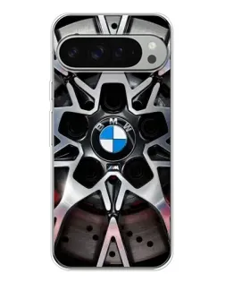 Чехол для Google Pixel 9 Pro XL с картинкой «BMW — деталь диска»
