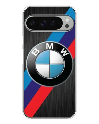 Чехол для Google Pixel 9 Pro XL с картинкой «BMW M-stripes стиль»