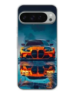 Чохол для Google Pixel 9 Pro XL з картинкою «BMW — золота емблема»