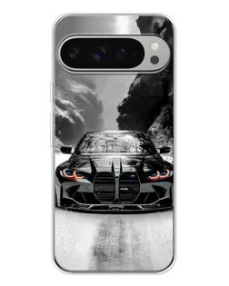 Чохол для Google Pixel 9 Pro XL з картинкою «BMW — акварельний дрифт»