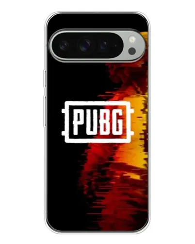 Чехол для Google Pixel 9 Pro XL с картинкой «Яркий логотип PUBG»