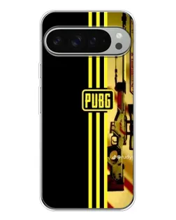 Чехол для Google Pixel 9 Pro XL с картинкой «PUBG — камуфляжный шлем»
