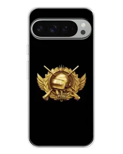 Чехол для Google Pixel 9 Pro XL с картинкой «PUBG — оранжевый градиент»