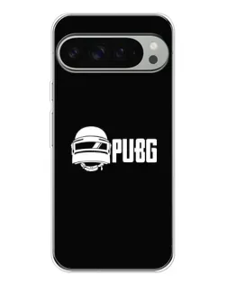 Чехол для Google Pixel 9 Pro XL с картинкой «PUBG — классический лого»