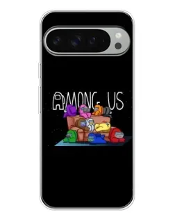 Чехол для Google Pixel 9 Pro XL с картинкой «Логотип Among Us»