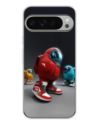 Чехол для Google Pixel 9 Pro XL с картинкой «Among Us — 3D стиль»