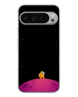 Чехол для Google Pixel 9 Pro XL с картинкой «Одинокий герой на планете»