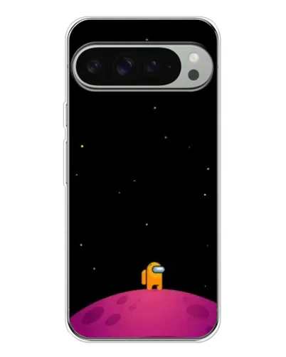 Чехол для Google Pixel 9 Pro XL с картинкой «Одинокий герой на планете»