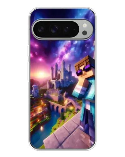 Чехол для Google Pixel 9 Pro XL с картинкой «Стив и космос»