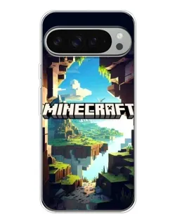 Чехол для Google Pixel 9 Pro XL с картинкой «Пещера Майнкрафт»