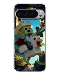 Чехол для Google Pixel 9 Pro XL с картинкой «Стив и гусь»