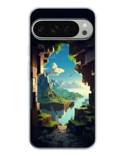 Чехол для Google Pixel 9 Pro XL с картинкой «Вид из пещеры»