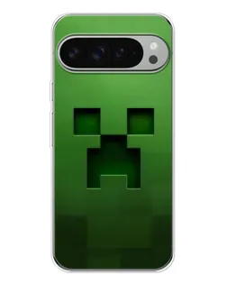 Чехол для Google Pixel 9 Pro XL с картинкой «Крипер микро-дизайн»
