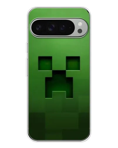 Чехол для Google Pixel 9 Pro XL с картинкой «Крипер микро-дизайн»