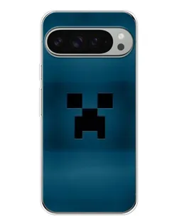 Чехол для Google Pixel 9 Pro XL с картинкой «Крипер текстура»