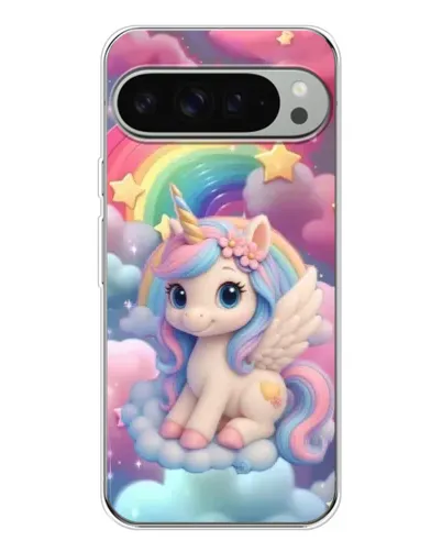 Чехол для Google Pixel 9 Pro XL с картинкой «Маленький единорог»